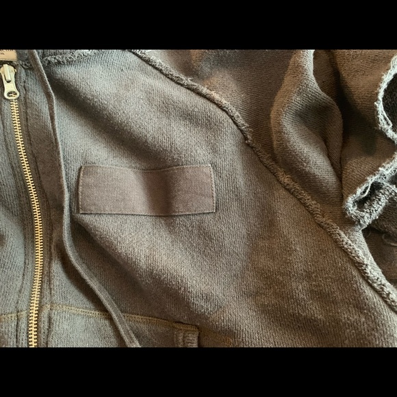 R13 Short Sleeve Zip Hoodie - Picture 6 of 8